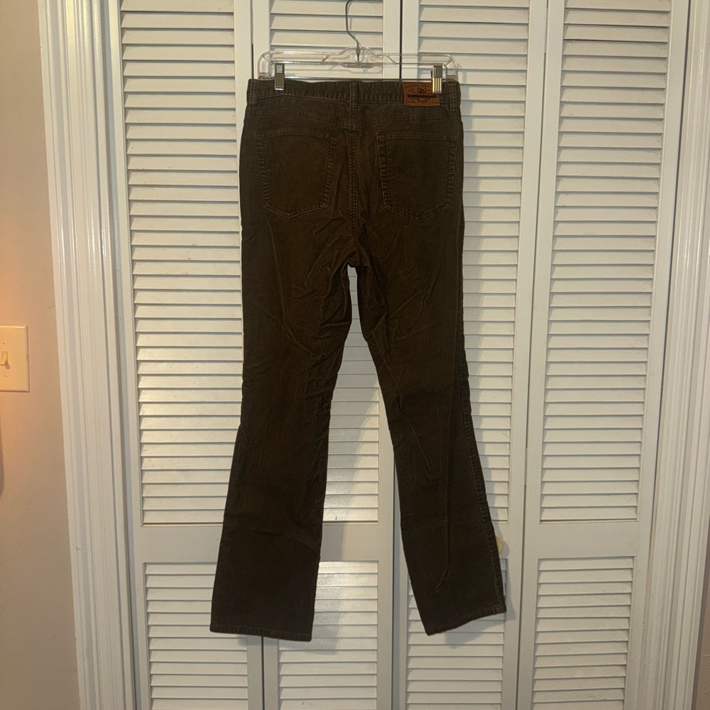 Lauren Ralph Lauren Dark Brown Straight Leg Pants